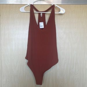 Free People Intimately Thong Halter Bodysuit